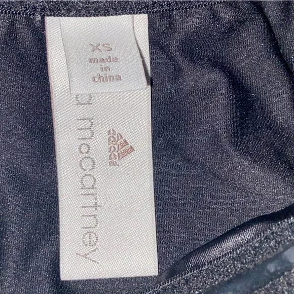 Adidas by Stella McCartney Black Ruched One Piece Swimsuit - Picture 3 of 4